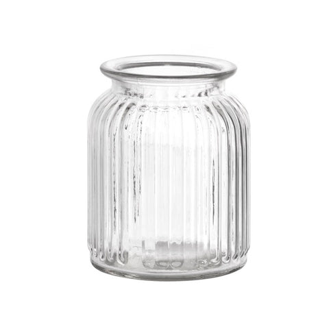 Hurricane Glass Jar Clear S (11*14.5cmH)