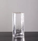 Glass Square Tank Vase L (10*30cmH)