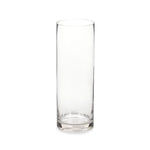 Glass Cylinder Vase Clear (12Dx30cmH)