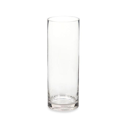 Glass Cylinder Vase Clear (15Dx30cmH)