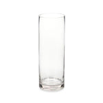 Glass Cylinder Vase Clear (10Dx25cmH)