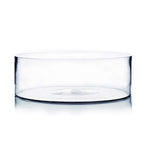 Glass Float Bowl Clylinder Clear (15x8cmH)