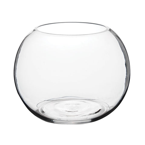 Glass Fish Bowl 18cm Clear