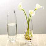 Glass Torpedo Vase Clear (14*27cmH)