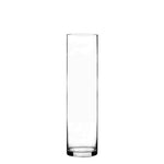 Glass Cylinder Vase Clear (15Dx50cmH)